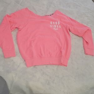 VS PINK • Good Vibes Pull Over Sweater Size S